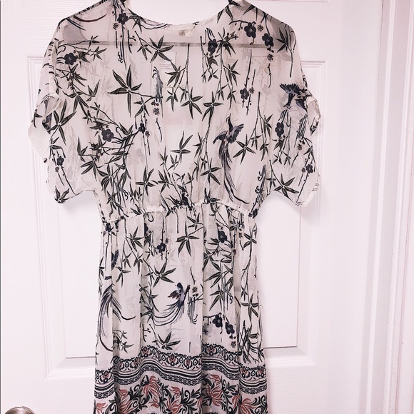 Flower See Through Swimsuit Cover Up - Picture 2 of 3